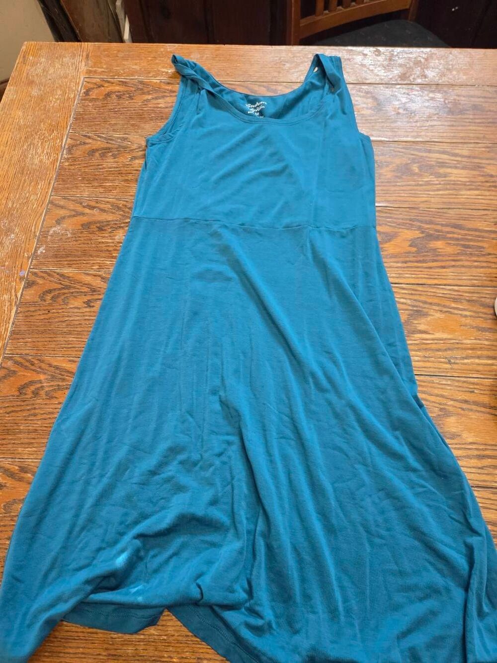 Gudrun Sjoden teal Lyocell blend dress sz Medium